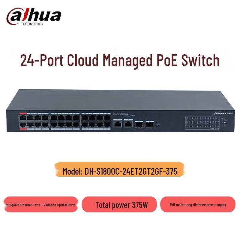 Dahua Cloud Managed POE+ Ethernet Switch