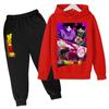 2025 New Anime Dragon Ball Z Hoodie Kids Clothes Boys Baby Girls Clothing Kakarotto Hooded Goku Sweaters Hooded +pants 2pcs