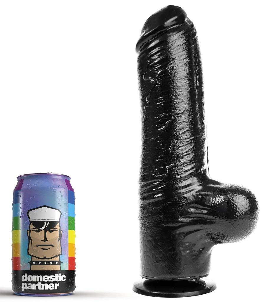 Gode DP89B Funker XL 18 x 7.3 cm Noir - Domestic Partner - Dildos XL - Largeur + de 6cm