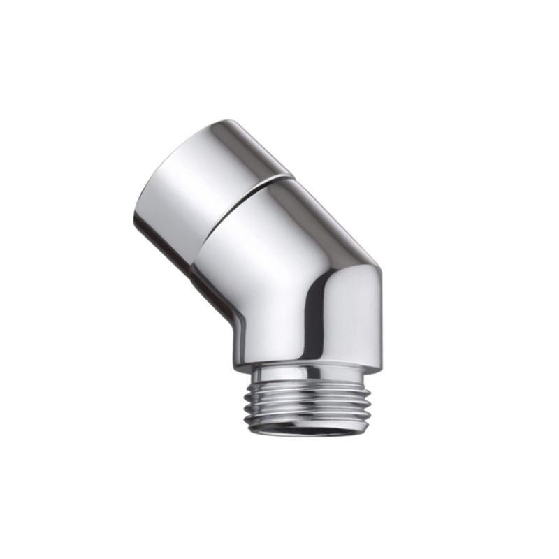 Spojka sprchové hadice do koupelny, mosazný adaptér pod úhlem 135 stupňů, sprchový doplněk, snadno instalovatelný spoj pro ruční sprchy