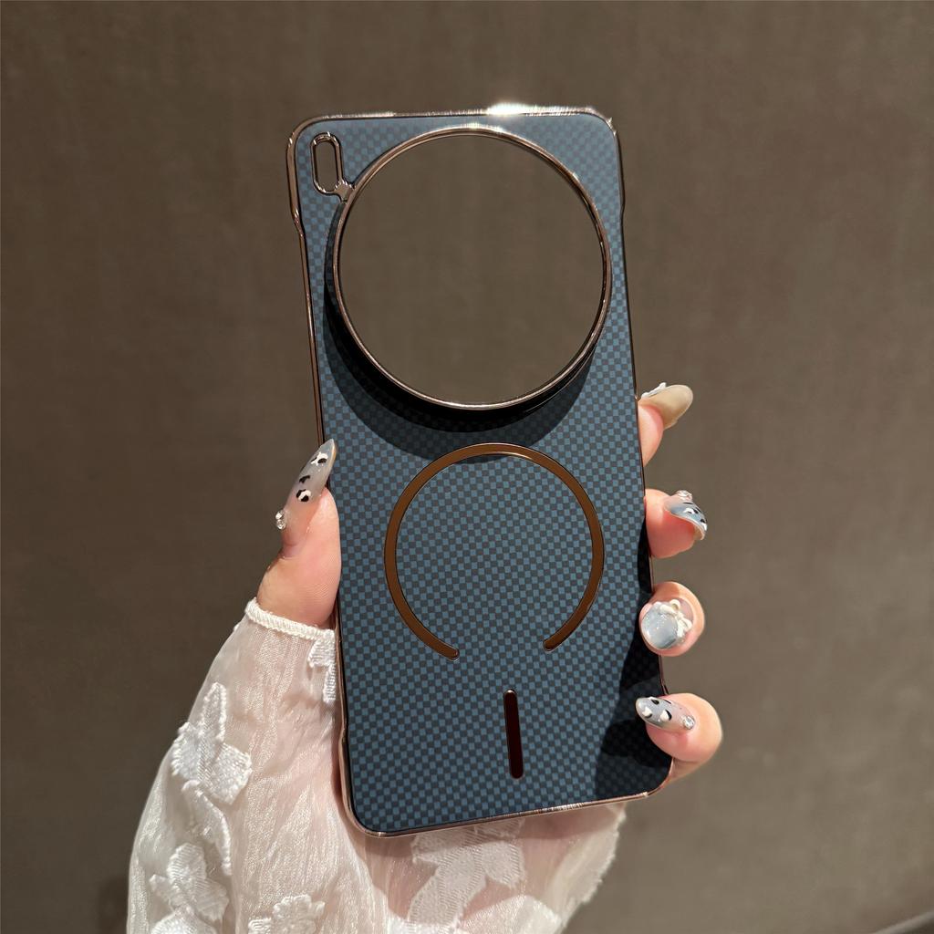 Electroplating Borderless Magnetic Phone Case For VIVO X200 S Pro Mini Ultra For Magsafe Wireless Charge Cooling Slim PC Cover