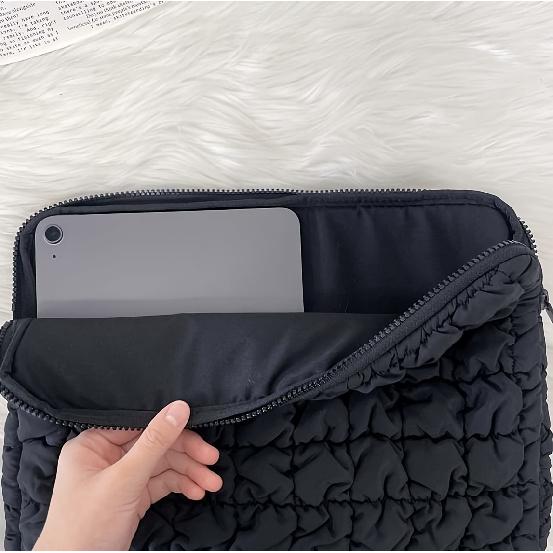 Codzienne patchworkowe etui na tablet Lekka zapinana na zamek kopertówka Wielookazjowy ręczny pokrowiec na komputer z przegrodą na laptopa na urządzenia Biuro Uczelnia