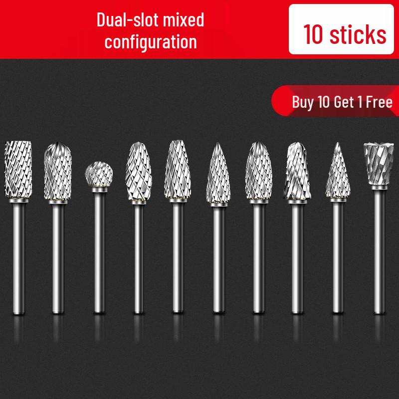 

Набір твердосплавних роторних фрез для шліфування металу, дерева та сталі