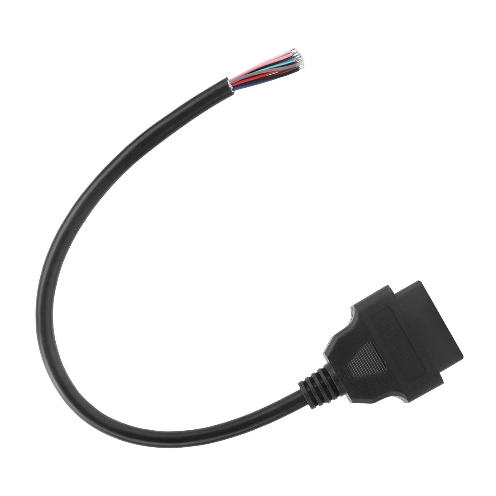0,3 м 1 фут 16-контактный разъем-удлинитель OBD2 (мама) Кабель-переходник для диагностики автомобильного сканера