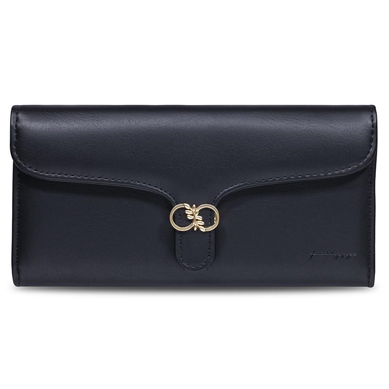 Long Wallet Women's PU Leather Foldable Expandable Multifunctional Large Capacity Women's Wallet