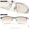 [Ragstyle] Square Mirror Sunglasses for Men and Women, Square Mirror Lens, UV Protection, Silver x Brown