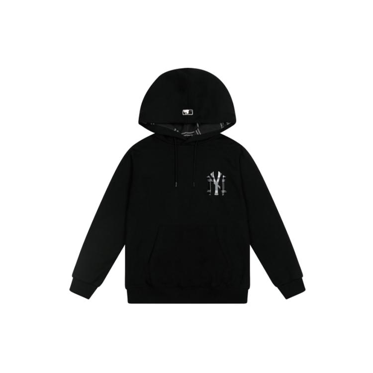 

New MLB Hooded Loose Fit Sweatshirt Unisex Black 31HDE1041-50L S