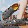 Breathable Mesh Flats Non-Slip Male Outdoor Sandals Men Beach Sandals Summer Walking Shoes Quick Dry Wading Aqua Sandals