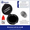 Quick-Drying Multi-Color Fingerprint Pad: Red, Blue & Black