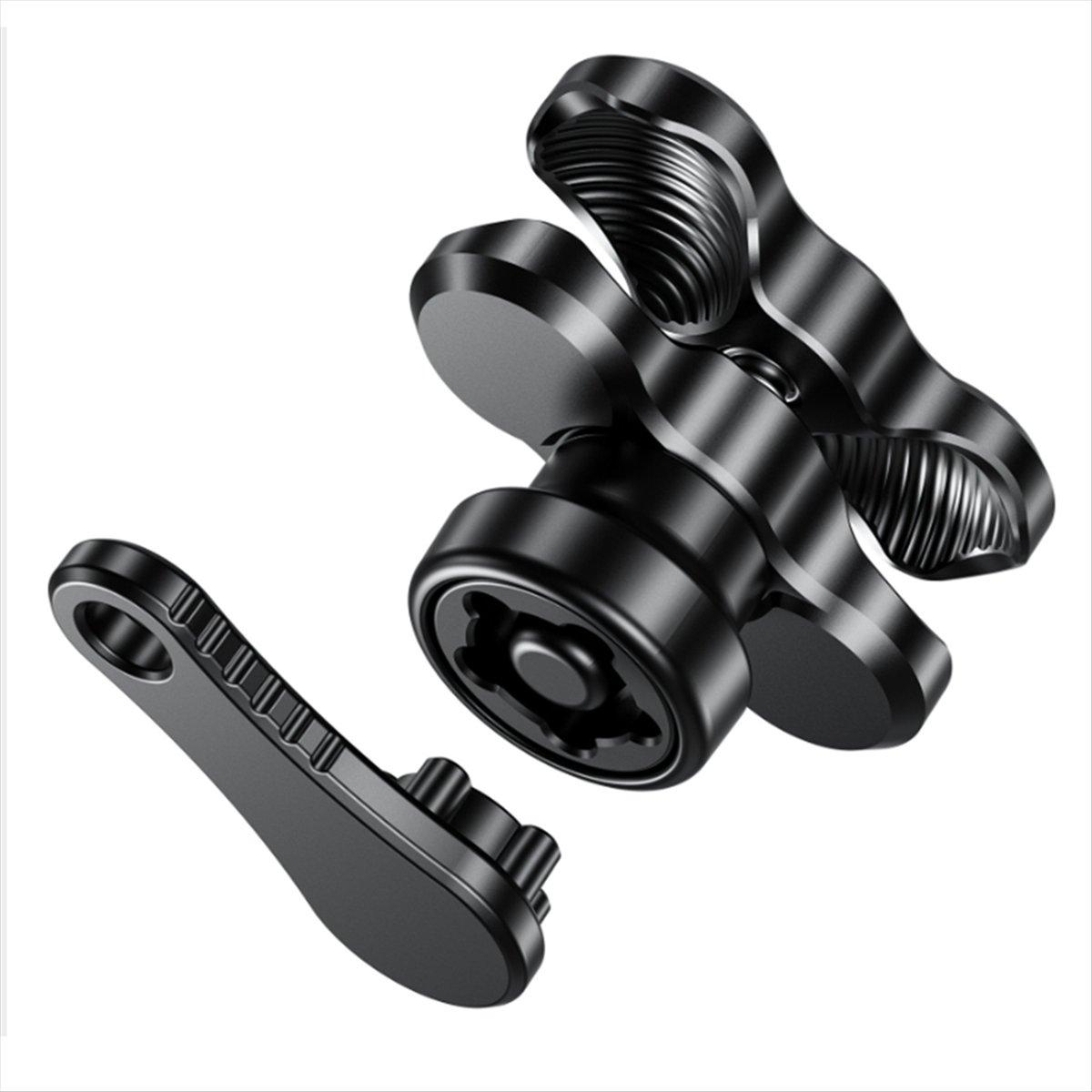 

6CM Anti-Theft Aluminum Alloy Double Socket Arm Compatible with Mounts Ball Component Bike Motorcycle Phone Holder China Mainland