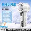 Refrigeration Mini Fan, Handheld Portable Mini Fan, Rechargeable Ice Pack, Ultra-Long Battery Life, Silent Electric Fan 2906