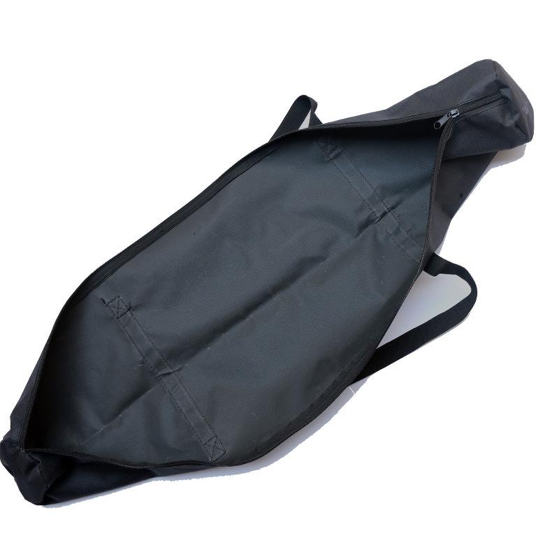 Oxford Cloth Round Zipper Fishing Gear Bag - Portable Storage for Rods & Accessories