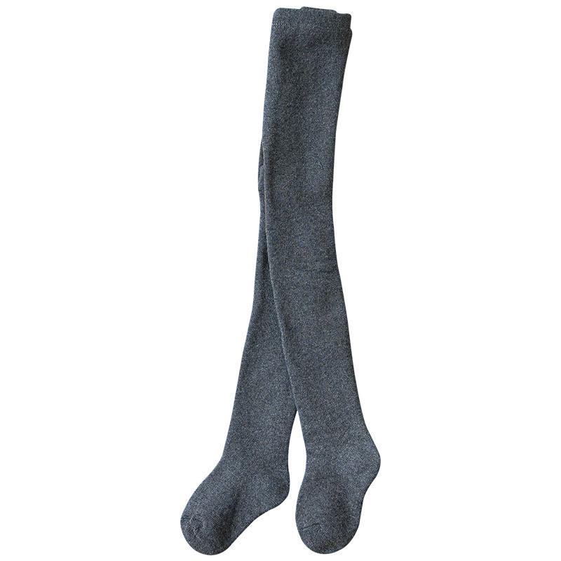 Winter Cotton Leggings for Children Breathable Pure Color Comfortable Pantyhose Warm Long Socks
