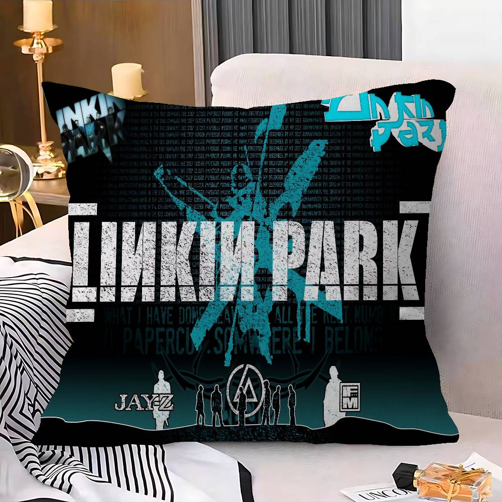 Band L-Linkin Cool P-Park Cushion Cover Inches Farmhouse Decor Home Throw Pillow Covers For Couch Decorations