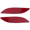 Rear Bumper Reflector Lens Promote Driving Safety Red Back Bumper Trim Reflector for MEGANE MK3 2008