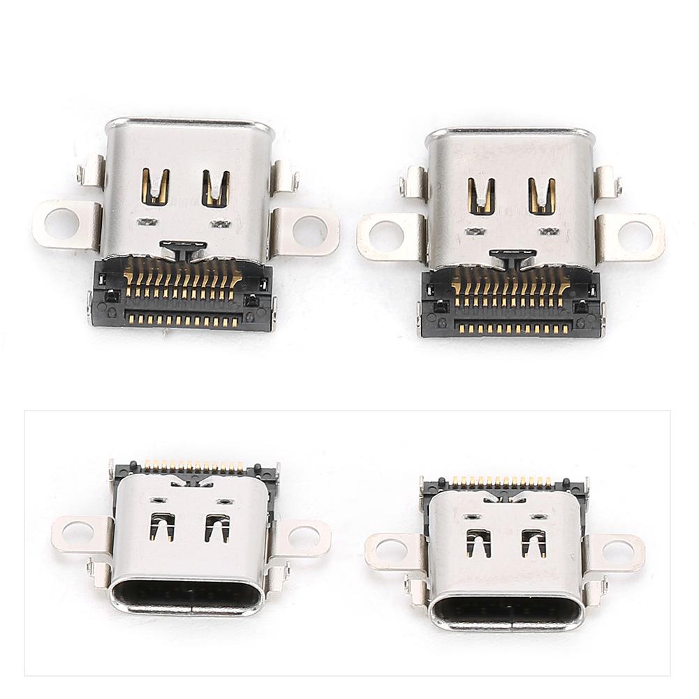2Pcs Charge Port Interface for Nintendo Switch NS Game Machine Power Supply TypeC