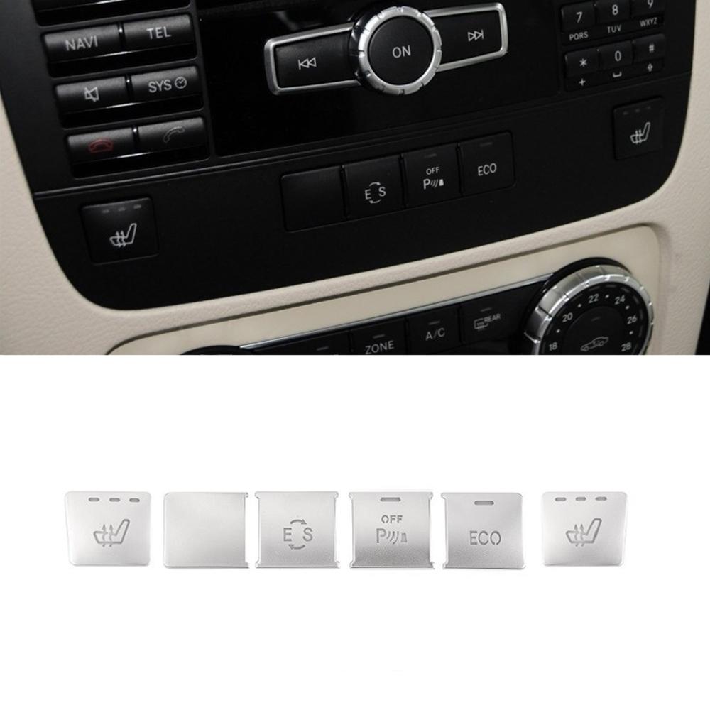 

New Center Console CD Panel Function Switch Cover Trim For Mercedes Benz GLK Class