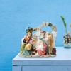 Christmas Nativity Figurines Miniatures Scene Statue Decoration Ornaments Resurrection Manger Room