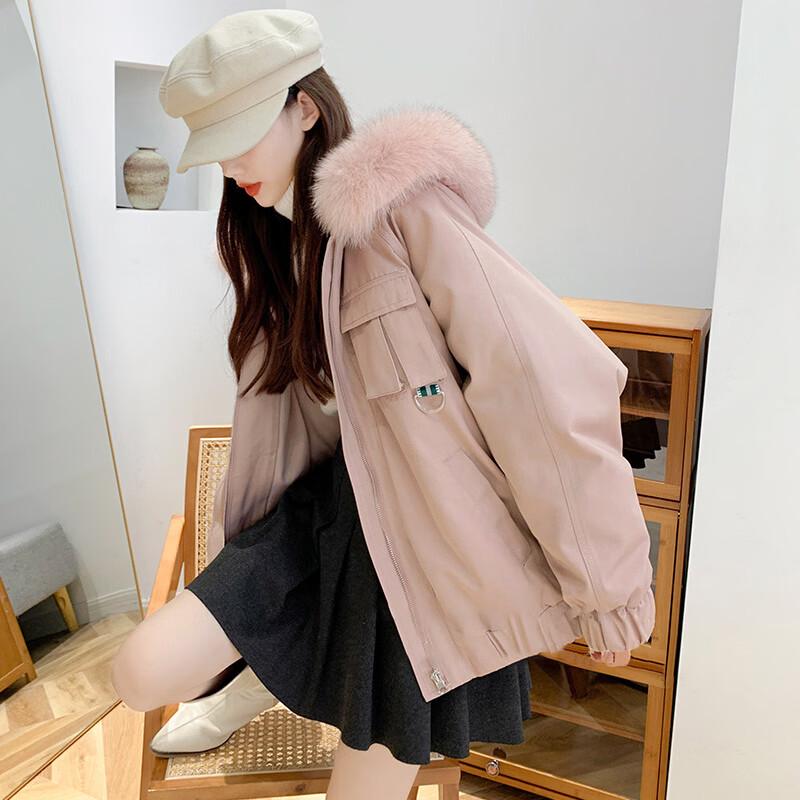 KAISER Women s Parka with Fox Fur & Rabbit Fur Liner L