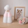 Dog Shape Dog Ceramic Urn Moisture-proof Cat Funeral Urn Pet Ashes Storage Box Pet Memorial