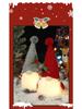 Christmas LED Knit Gnome Hat Ornament - High-End Holiday Party Decoration Gift