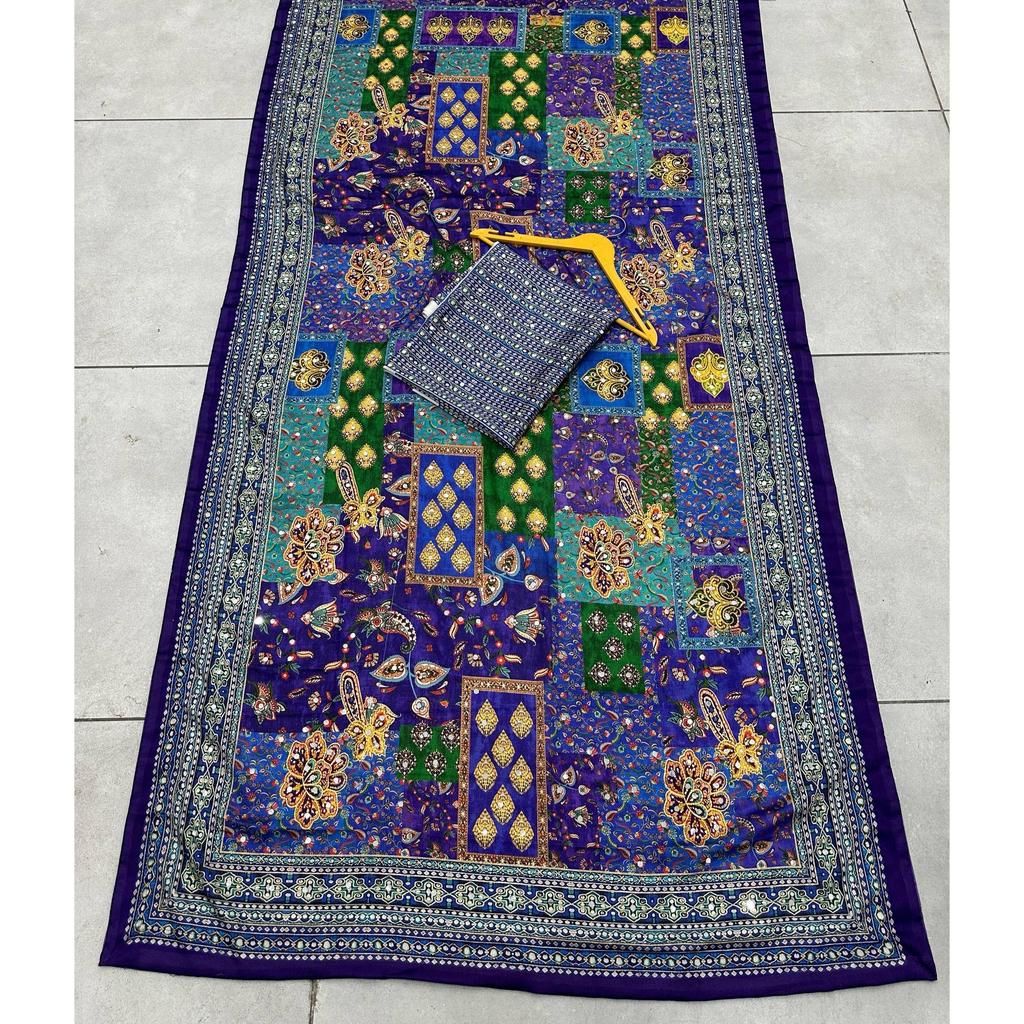 New Launch Ajrak Print Designer Saree Collection
