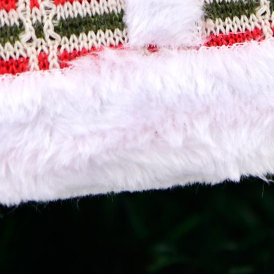 Vánoční ozdoby Buffalo kostkovaný punčochový svetr klobouk závěsná dekorace na sváteční strom domácí dekorace