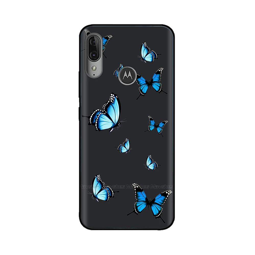 For Moto E6 Plus Case Soft Black Silicone Phone Back Cover For Motorola Moto E6 Play E6s 2020 MotoE6 Plus Case Cover Coque Funda