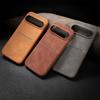 Sheepskin Leather Wallet Phone Case for Google Pixel 9 Pro XL 8 8A 8 Pro Money Credit Insert Card Holder Shockproof Cover