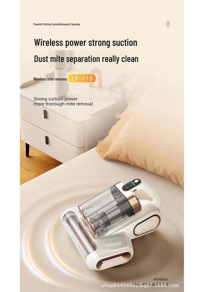 Ultrasonic Suction Roller Brush with Dual Dust Cup & UV Mite Remover