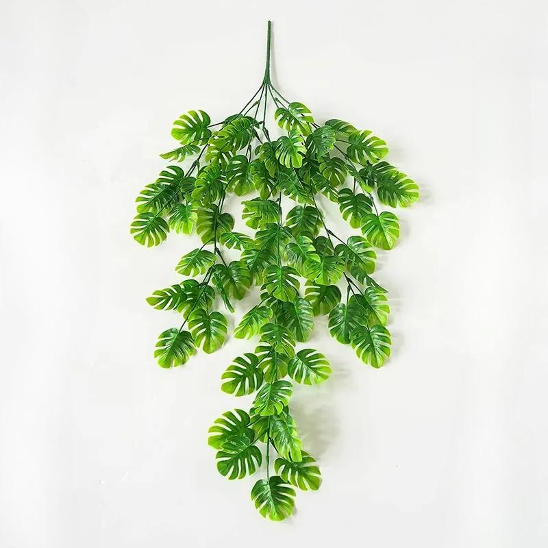 Искусственная Лоза Плюща - Искусственные Листья Пальмы Монстера, Подвесной Дизайн Декор для Дома и Офиса