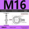 Lifting Eye Bolt Collection: Galvanized M8 & M10 with Ring for Mold