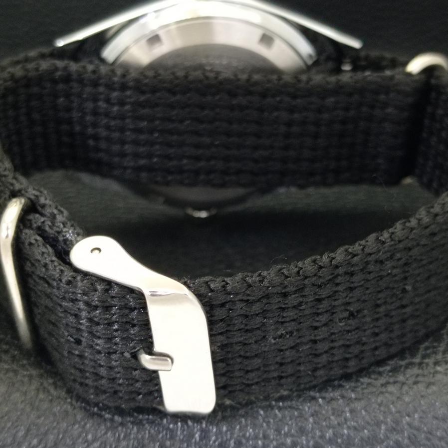 Generalüberholte Seiko 5 Automatik 6309A Japanische Herrenuhr mit arabischem Zifferblatt und schwarzem Zifferblatt a427338-2 QRL-a427338