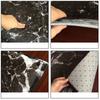 1 PC Anti-Slip Kitchen Carpet Black White Marble Printed Entrance Doormat Floor Mats Carpets for Living Room Bathroom Mat Rugs