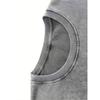 Houston Graphic Cotton T-Shirt for Men - Retro Style, Mountain Landscape Print, Casual Fit, All-Season Wear, Machine Washable