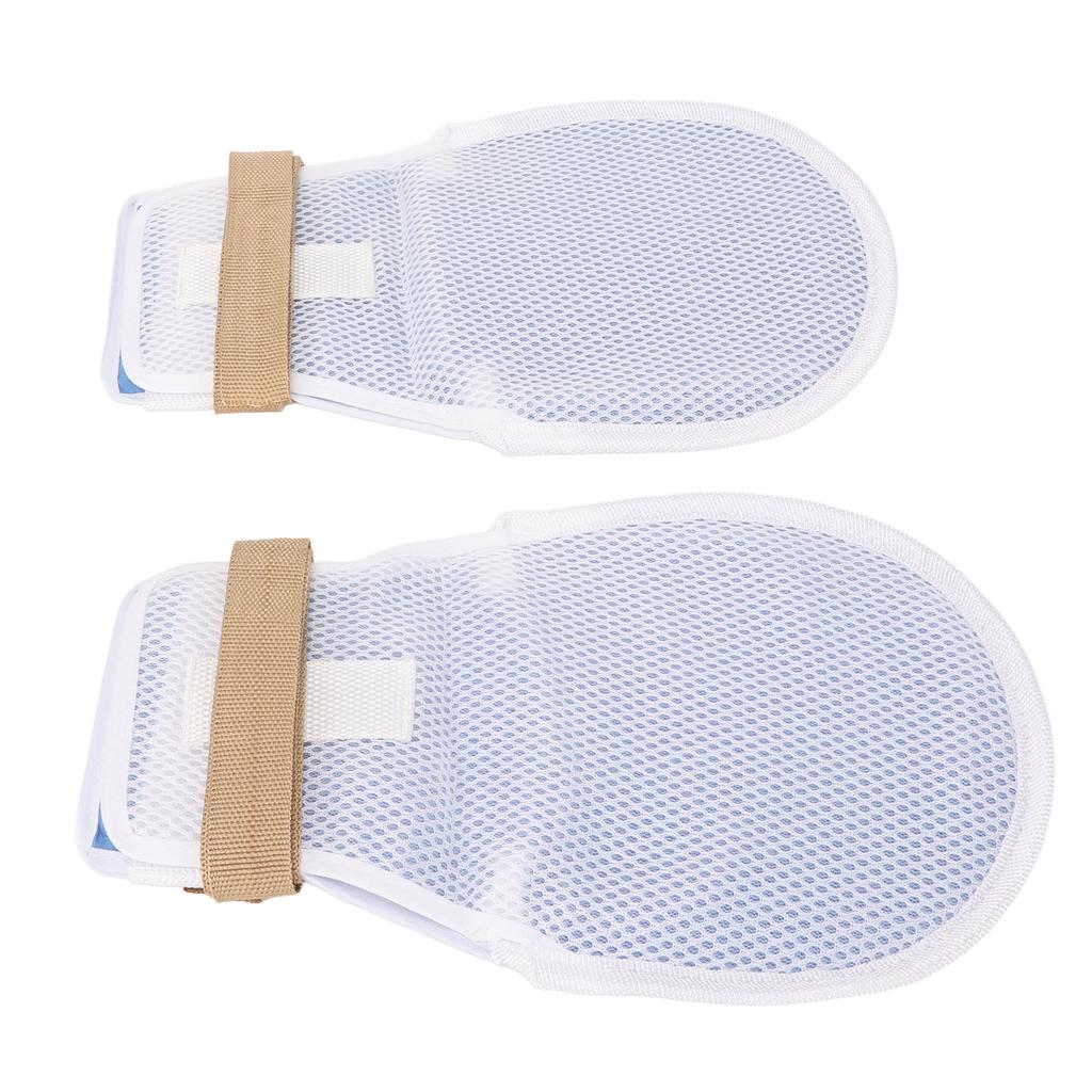 1 Pereche Mănuși de Restricție pentru Demență Mănuși de Control Respirabile Mănușă de Siguranță pentru Mână pentru Persoane Vârstnice și Pacienți