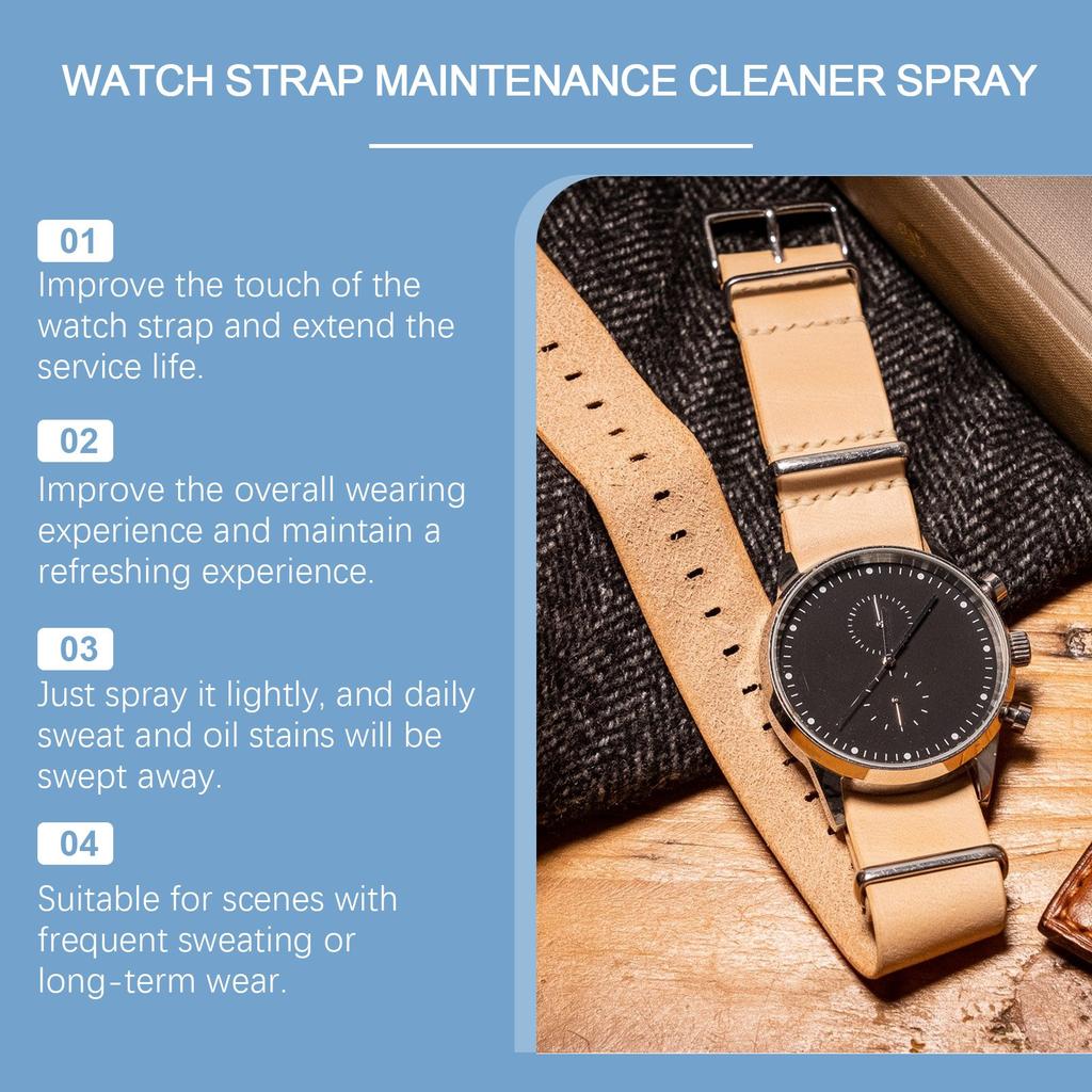 Watch Strap Maintenance Cleaner Spray; Watch Strap Cleanser; Watch Strap Cleaner Spray(100ml)
