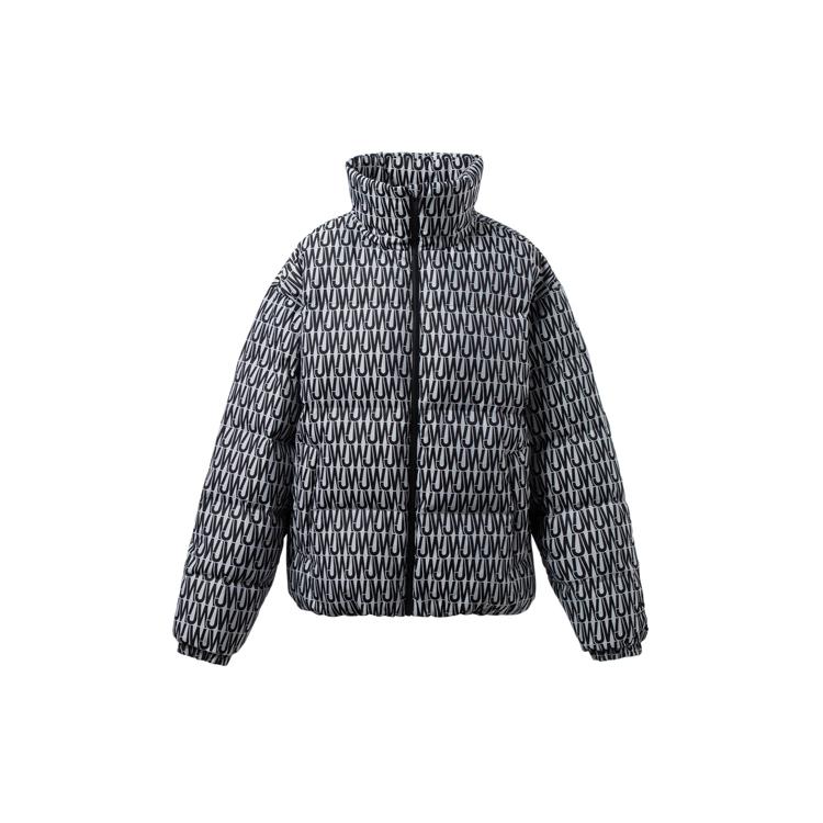 Li Ning x JASON WU, Down Jacket Winter Unisex Black White AYMR500-1 L