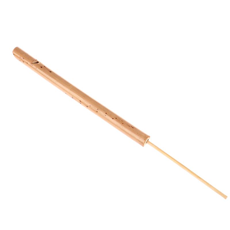 1 bucă instrument muzical din bambus fluier de păsări flaut mini fluier jucărie ritmică