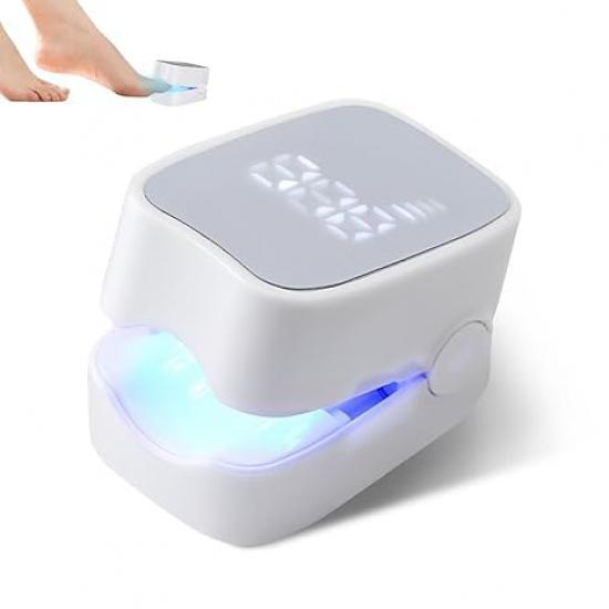 Nail Fungus Cleaning Light Device,Effective Use Solution for Damaged Discolored Thick Toenails & Fingernails,Home Use,Rechargeable Nail Fungus