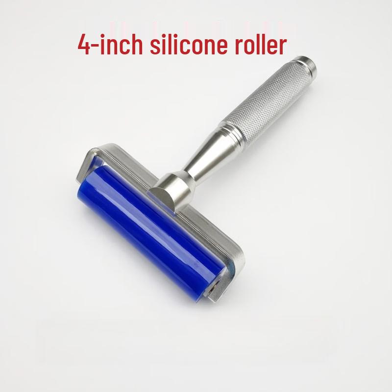 Rongyu 4-inch Aluminum Handle Dust Removal Silicone Roller