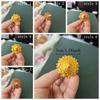 Vintage Thai-style Flower Hairpins Traditional Festivals Hair Bun Hair Stick Pins  Party Banquet