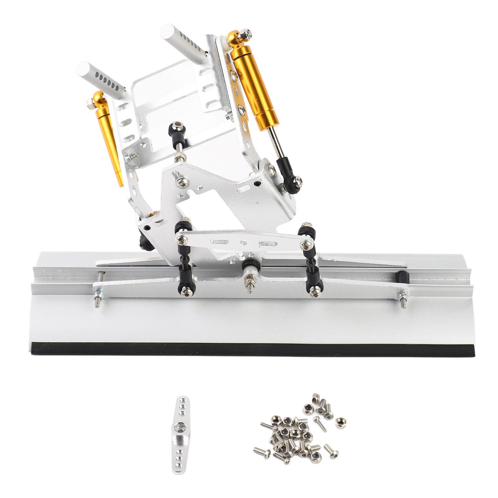 

RC Aluminum Snow Plow Portable Lightweight 110 RC Crawler Metal Snow Shovel for SCX10 TRX4