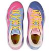 Puma All-Pro Nitro Unexpected Cushioning Slip-Resistant Durable Breathable Low-Top Basketball Shoes Unisex sneaker Blue Pink 310492-01