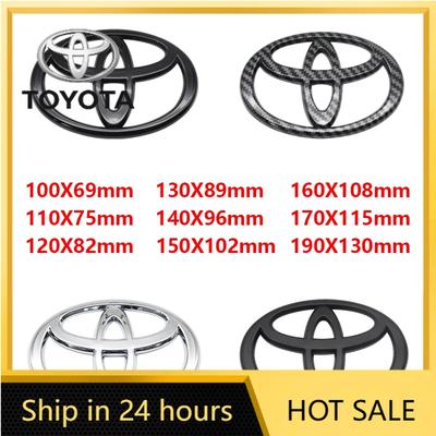 Odznaki z Logo Toyota Przód i Tył Naklejki z Logo Do Toyota RAV4 Camry Corolla Ralink Yaris Ruizhi Highlander Naklejki z Logo na Bagażnik