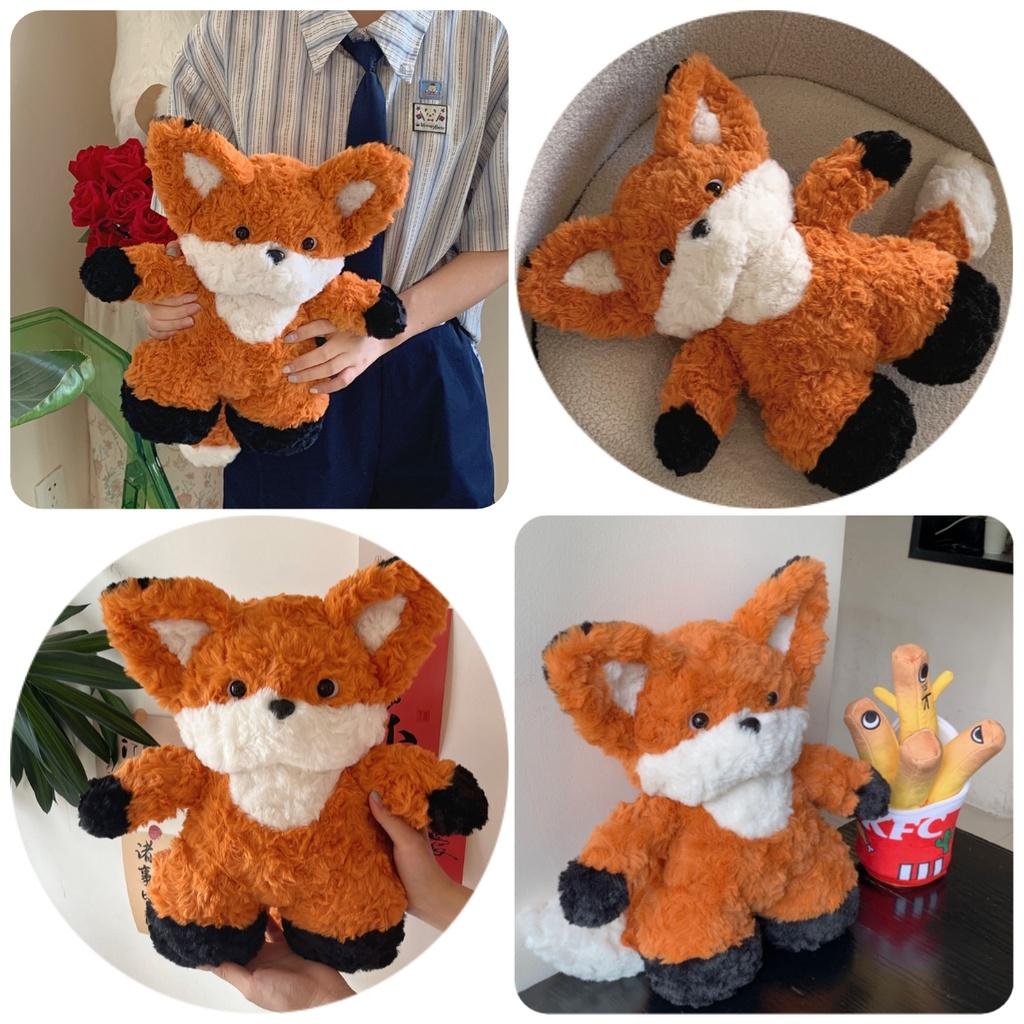 Wenhin Anime Fox Plush Toy Cute And Soft Fox Doll For Girls Perfect For Cuddling And Sleeping 30cm