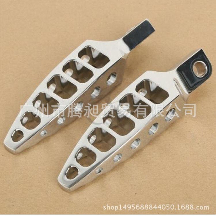 Harley Prince 45° Electroplated Aluminum Motorcycle Foot Pegs