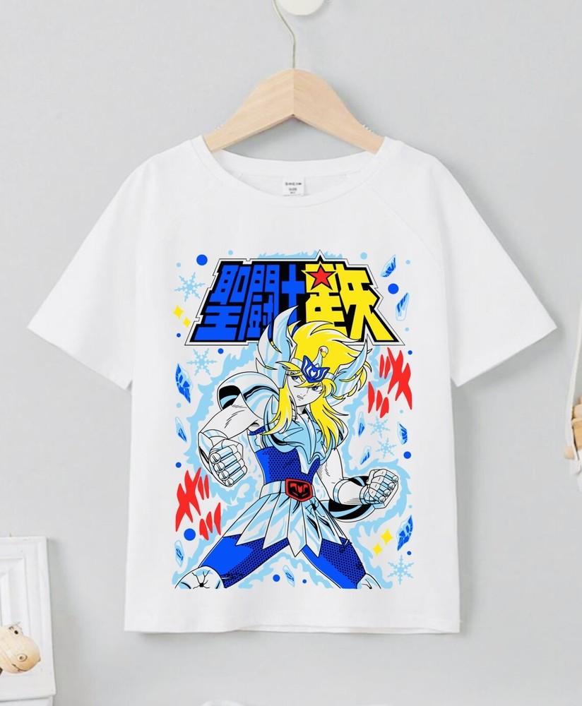 

Hyoga Saint Seiya T-shirt knights of the zodiac,ikki,manga,anime,shun,shiryu Tee XL