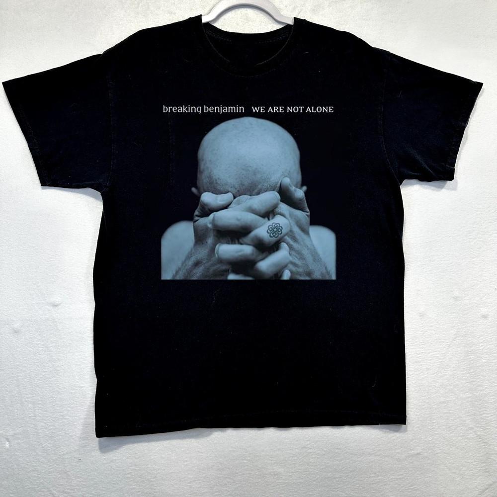 We Are Not Alone Breaking Benjamin Black Shirt Full Size PP2234 Unisex T-Shirt XXL