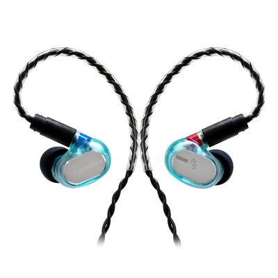 Acoustune Monitor RS ONE Teal Input Resistance High Sound Isolation Monitor Earphones Equipped with Milinx EL Ear Monitor Stage Small [High